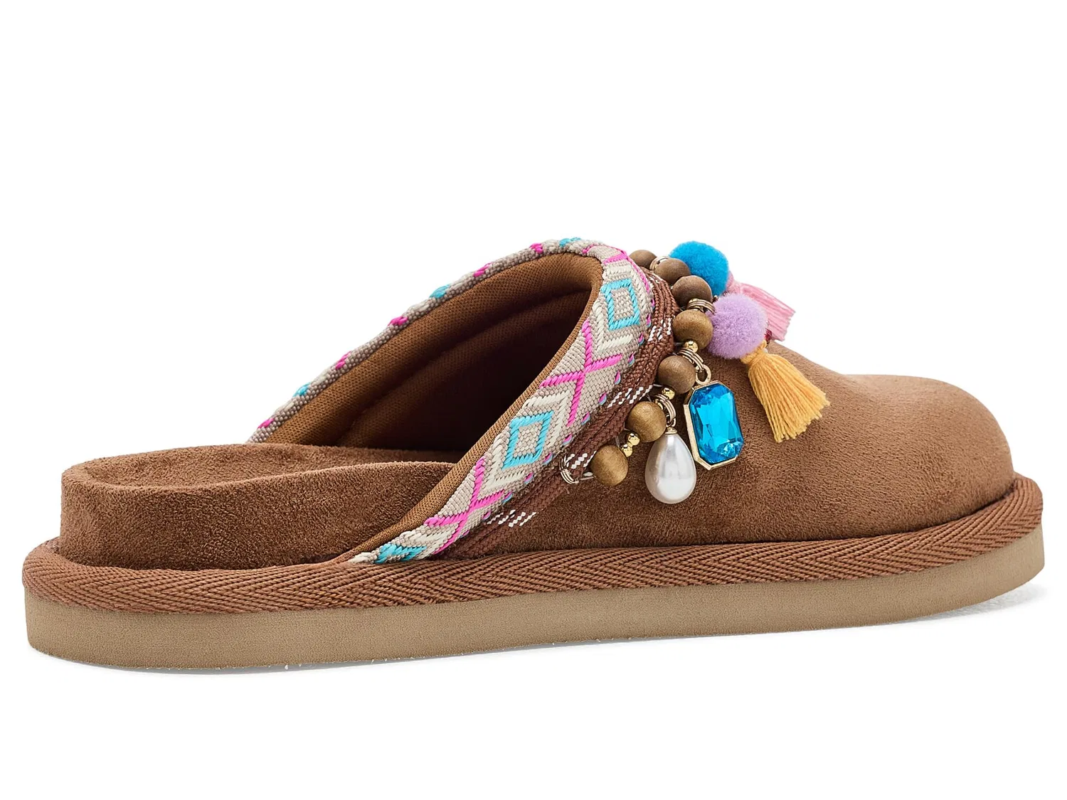 Тапочки Sleigh (для маленьких и больших детей) Steve Madden Kids, Cognac — фото 4