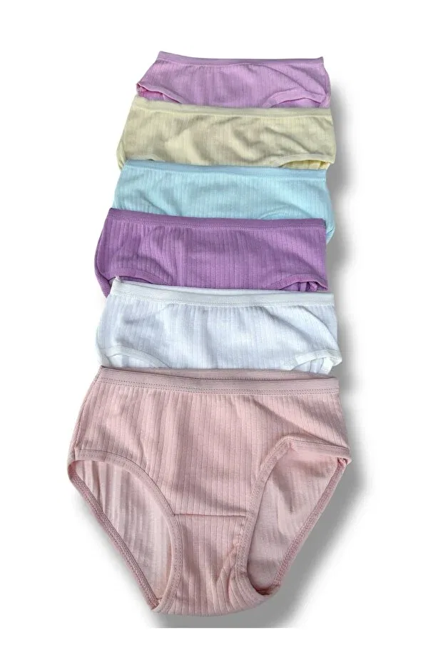Детские трусы для мальчиков с принтом Pastel Ribbed 6 штук Dondeza, 441 Pastel — фото 2