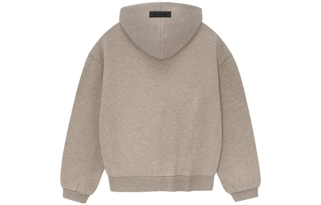 Детский свитшот с длинным рукавом Fear Of God Essentials FW23 Kids', Core Heather/Core Heather — фото 3