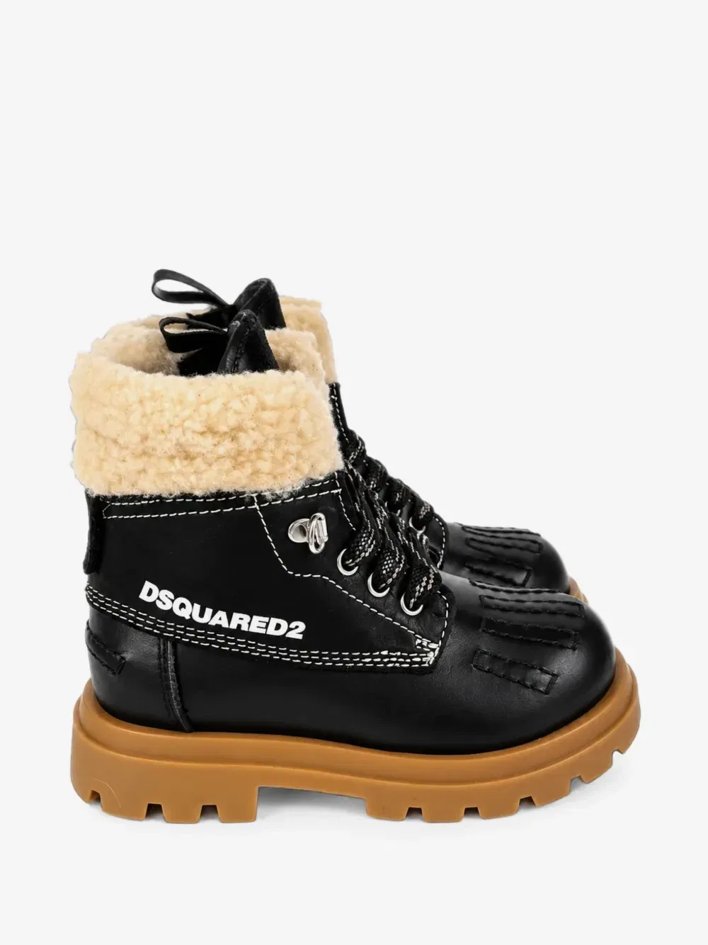 Ботинки на шнуровке DSQUARED2 KIDS, черный