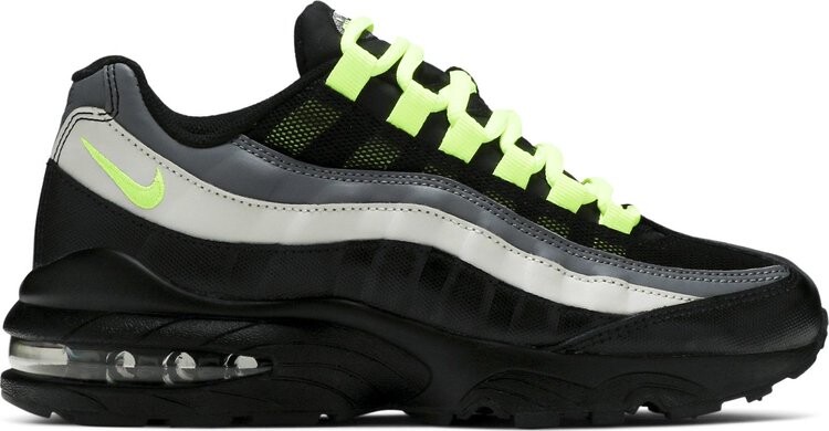 

Кроссовки Nike Air Max 95 GS 'Black Volt', черный