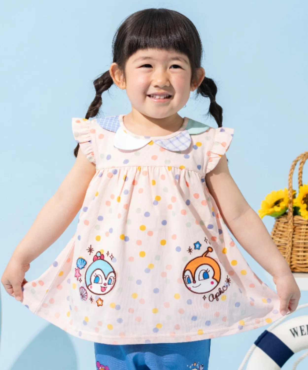 Детская туника с аппликацией Детское ANPANMAN KIDS COLLECTION, Pink