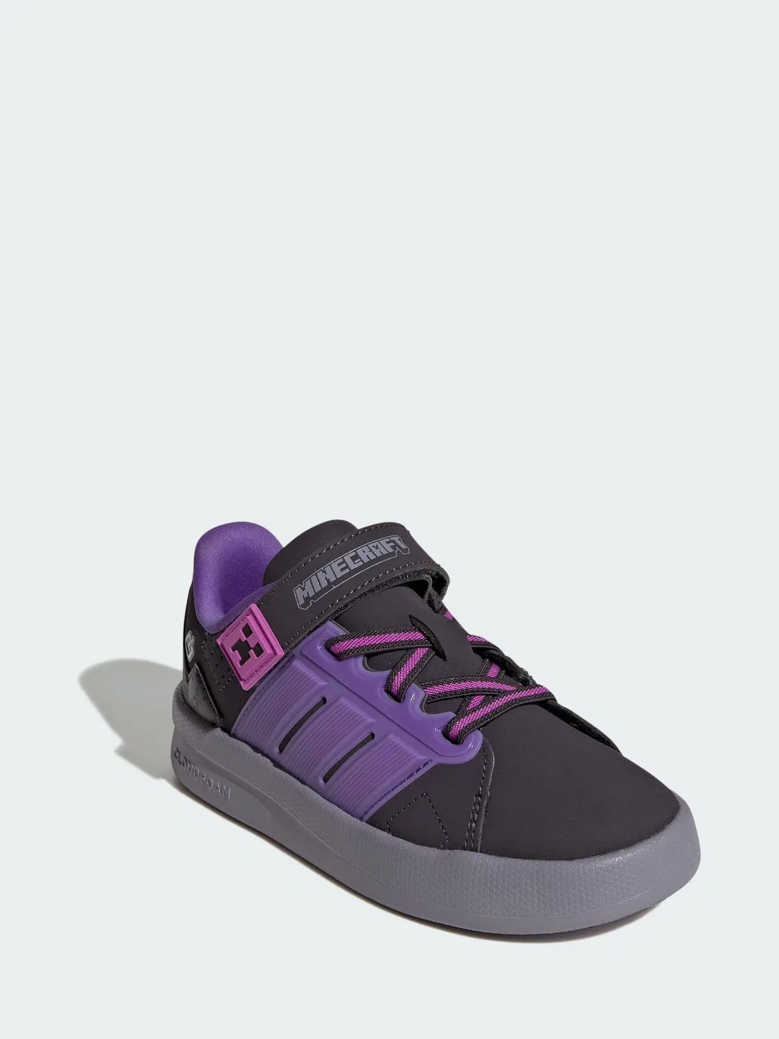 Кроссовки с LED-подсветкой Minecraft Lightorama adidas, фиолетовый
