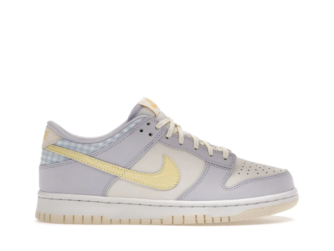 Детские кроссовки Lifestyle Nike Dunk Low SE, Oxygen Purple/Citron Tint/Summer White