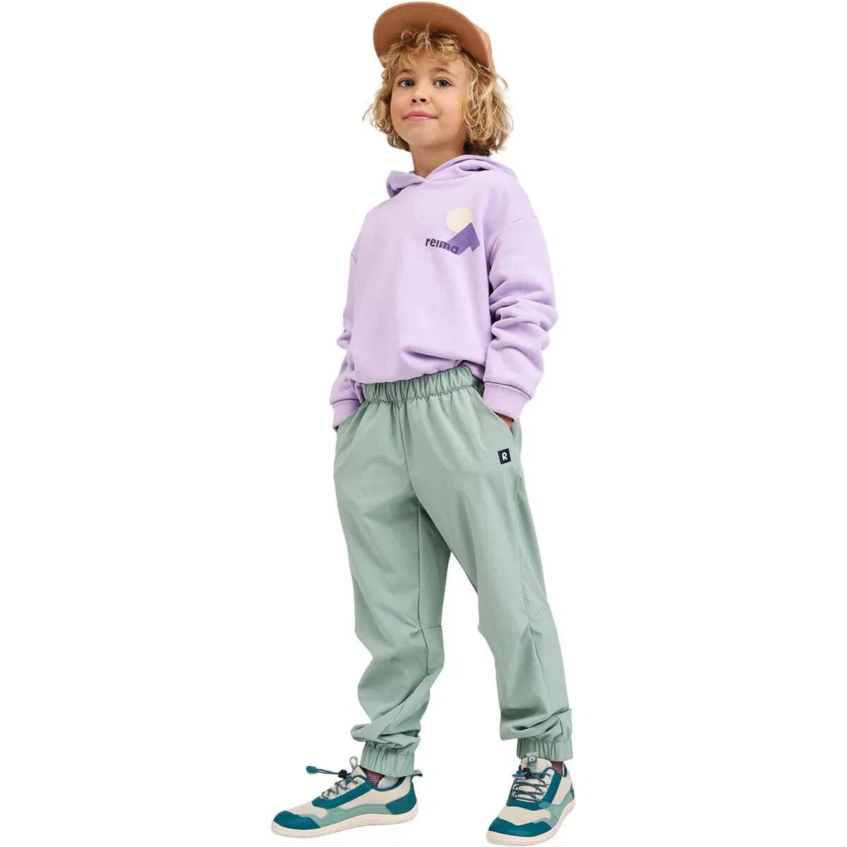Детское худи с длинным рукавом Huppis hoodie Reima, Blooming Lilac — фото 2