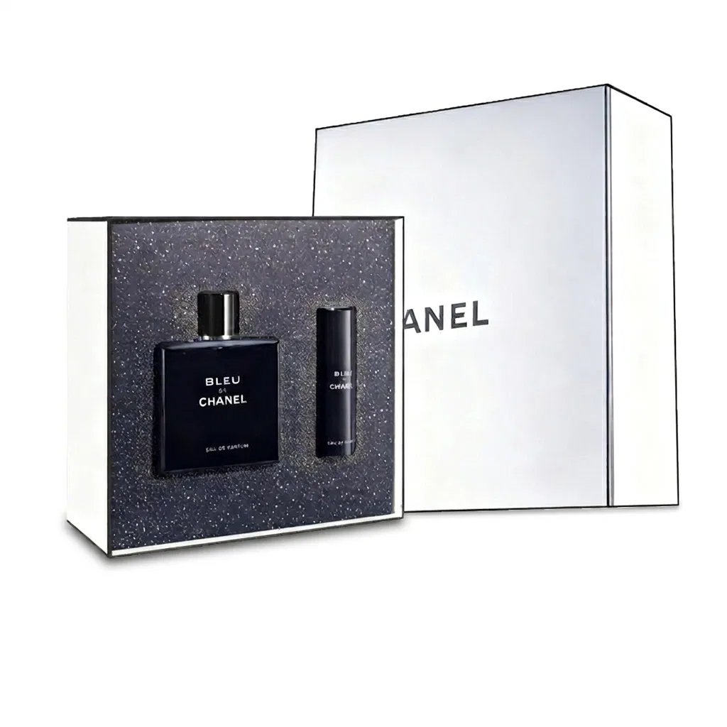 Мужской подарочный набор парфюма с цитрусовым ароматом, 100 мл + 20 мл, Bleu De Chanel, Cerulean