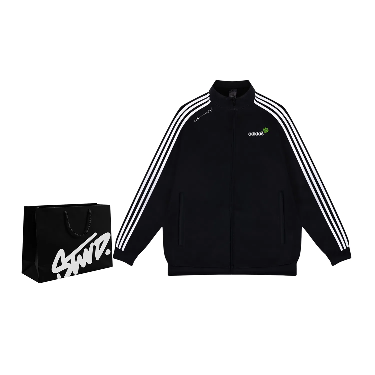 Унисекс-куртка Adidas Essentials со стойкой, Lucky Clover Shopping Bag