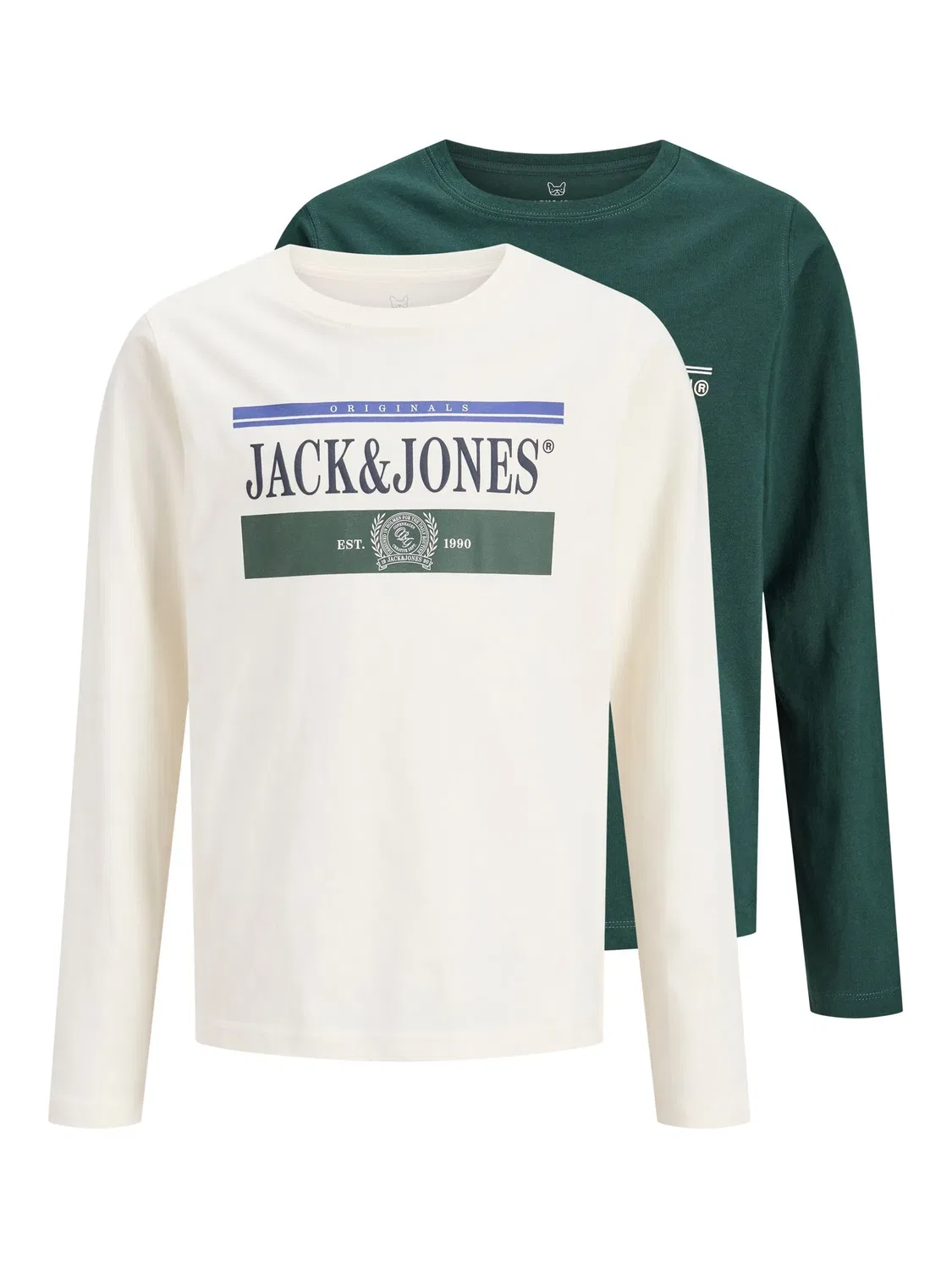 Комплект футболок с принтом Pine Grove Jack & Jones Junior, зеленый
