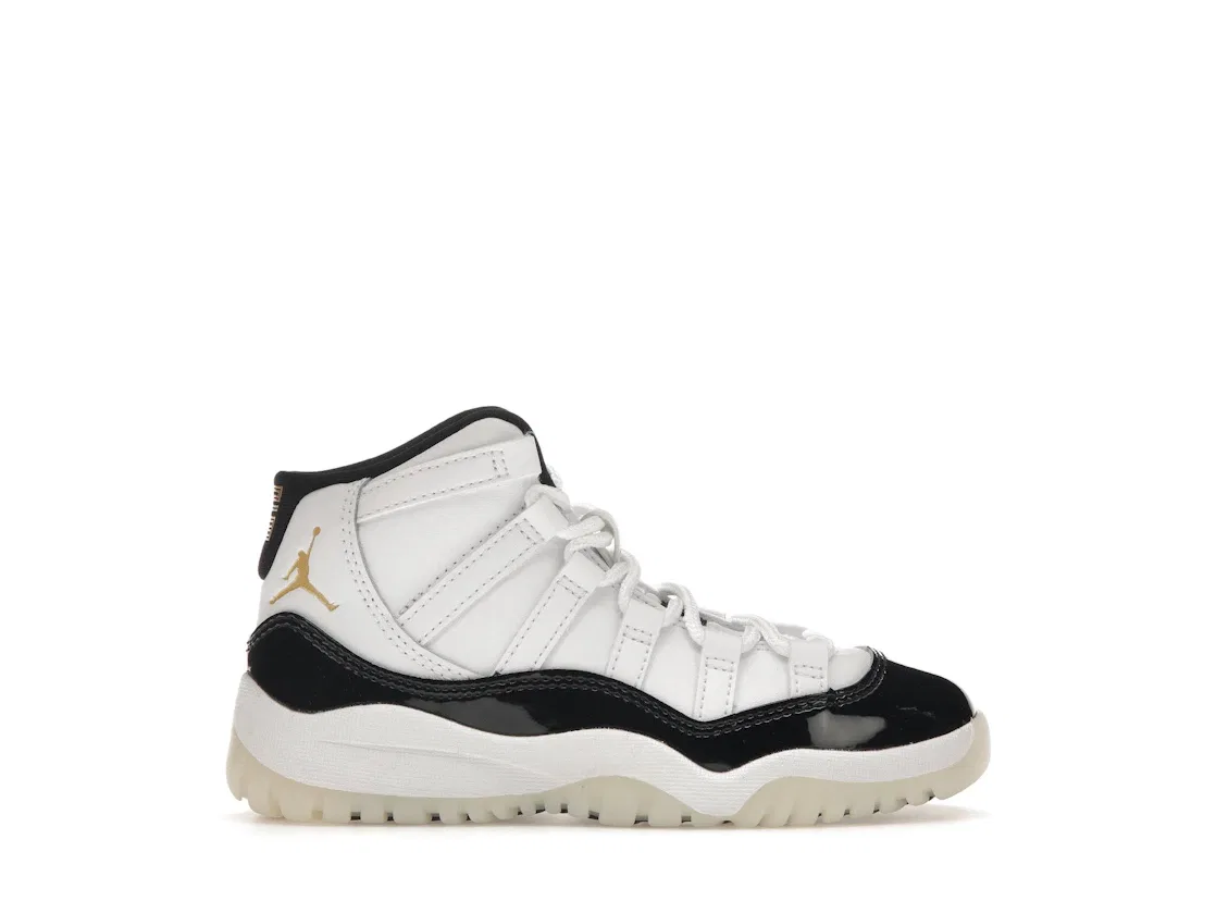 Детские кроссовки Lifestyle с моделью Jordan 11 Retro Jordan, Black/White/Metallic Gold
