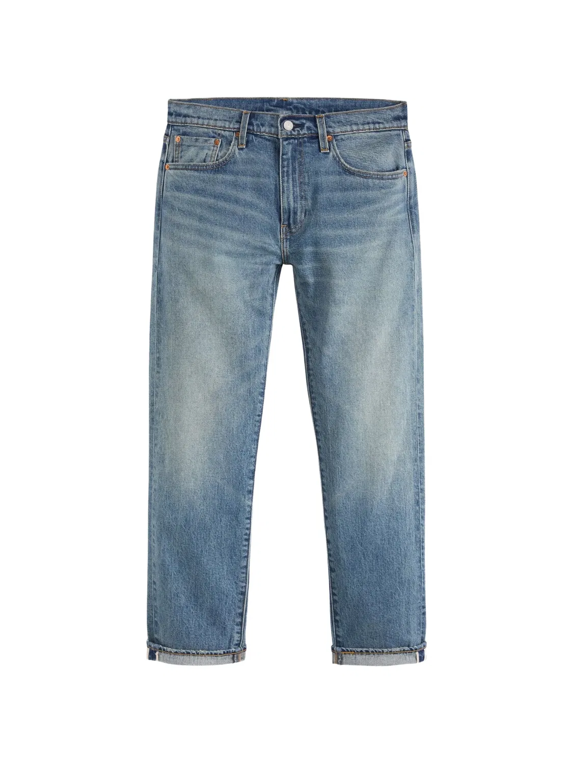 Зауженные джинсы с эффектом выцветания Levi's, синий