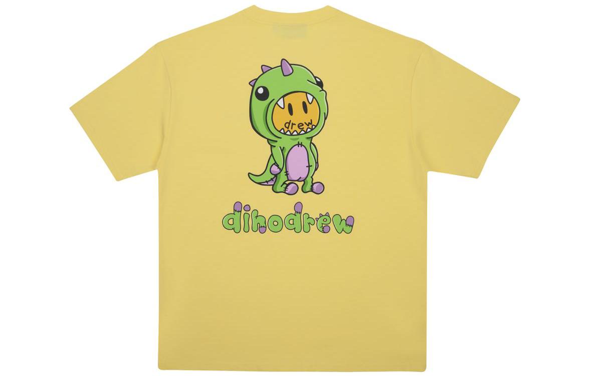 

Футболка Dinosaur Series мужская светло-желтая Drew House
