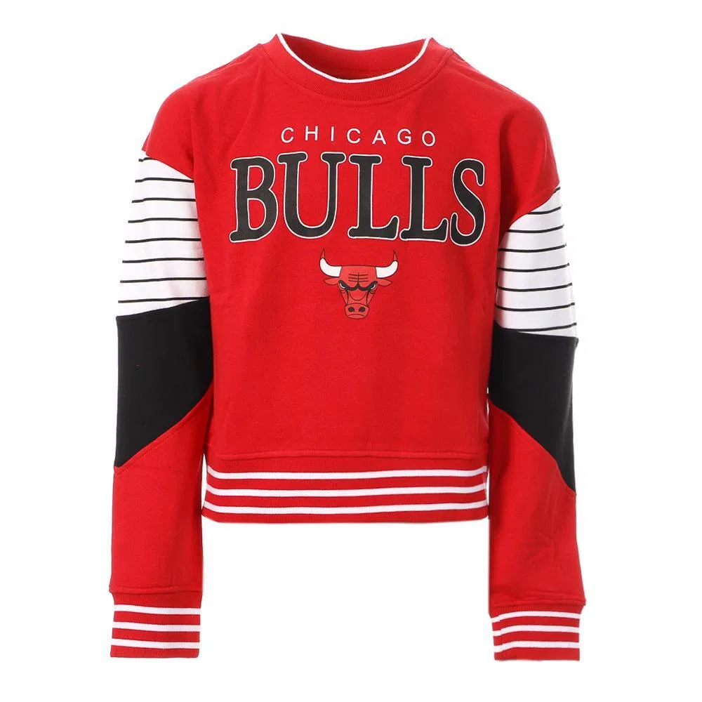 Детский свитшот с длинным рукавом NBA Chicago Bulls Cheerleading Sweatshirt, Nba, Rot