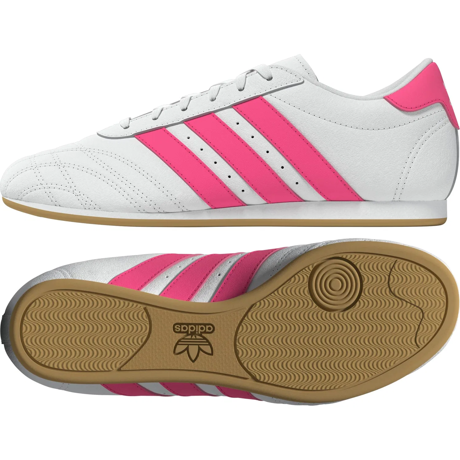 Детские кроссовки с низким профилем Adidas Originals, Cloud White/Lucid Pink — фото 4