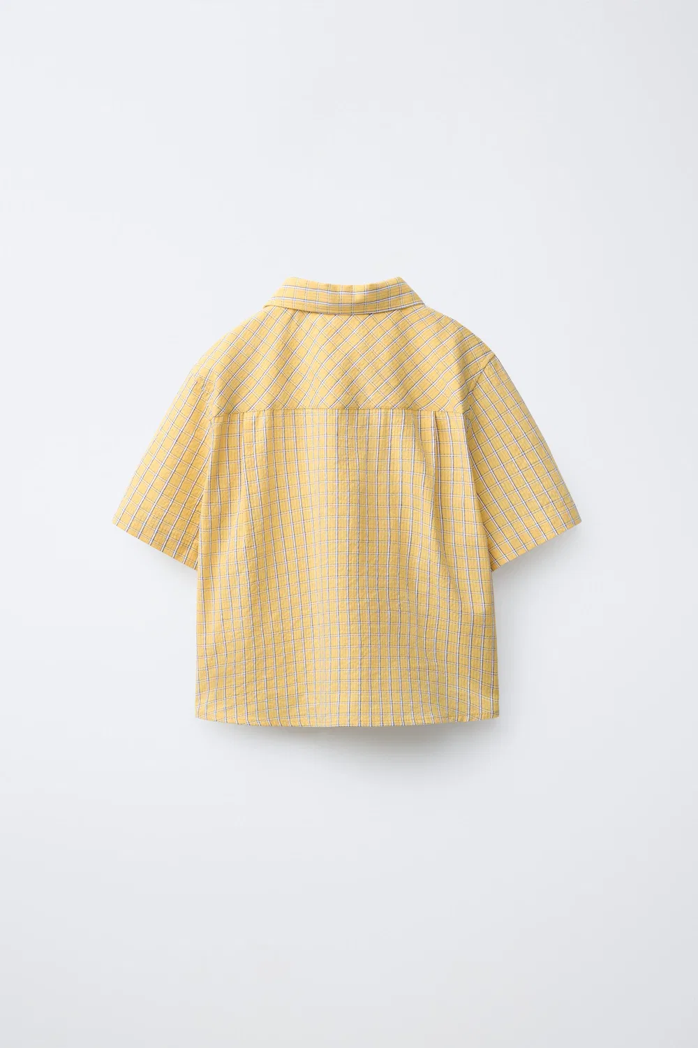 Рубашка в клетку PUKAS SURF ZARA, Yellow — фото 2