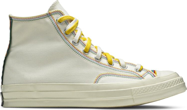 

Кроссовки Converse Chuck 70 High Layers - Egret, кремовый, Бежевый, Кроссовки Converse Chuck 70 High Layers - Egret, кремовый