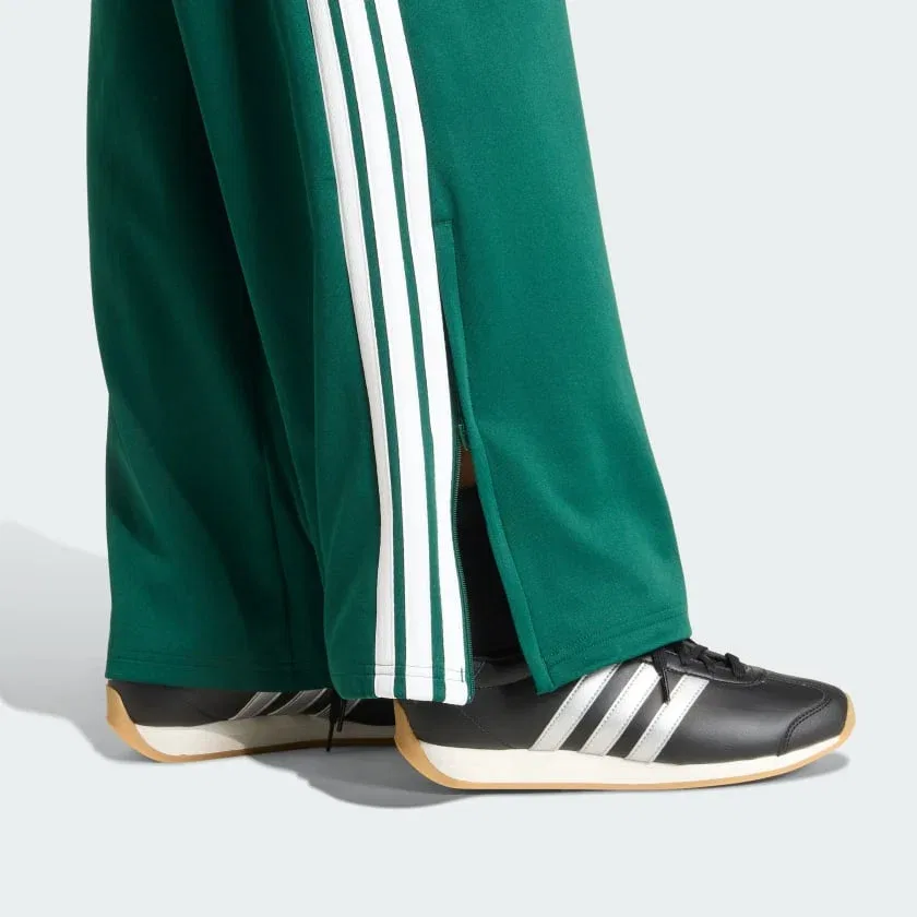 Женские брюки свободного кроя с эластичным поясом adidas, Icey Blue Hazy Beige Night Navy — фото 4