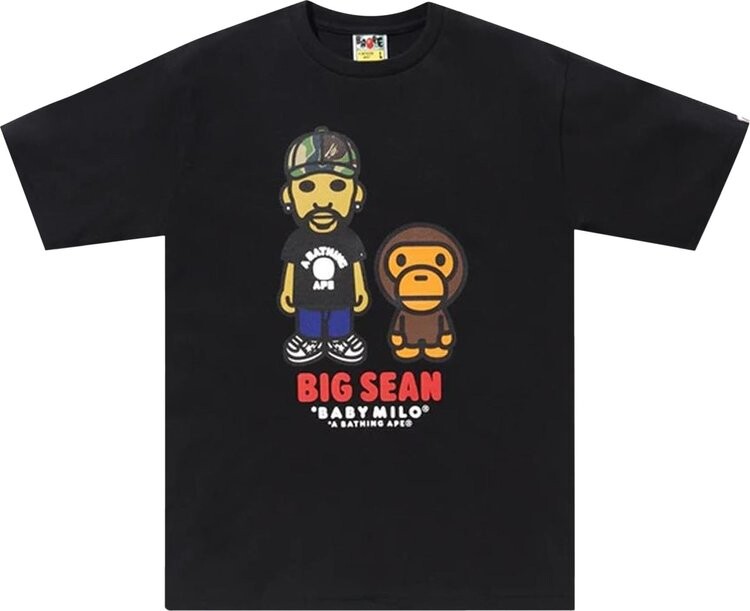 

Футболка BAPE x Big Sean Baby Milo T-Shirt 'Black', черный