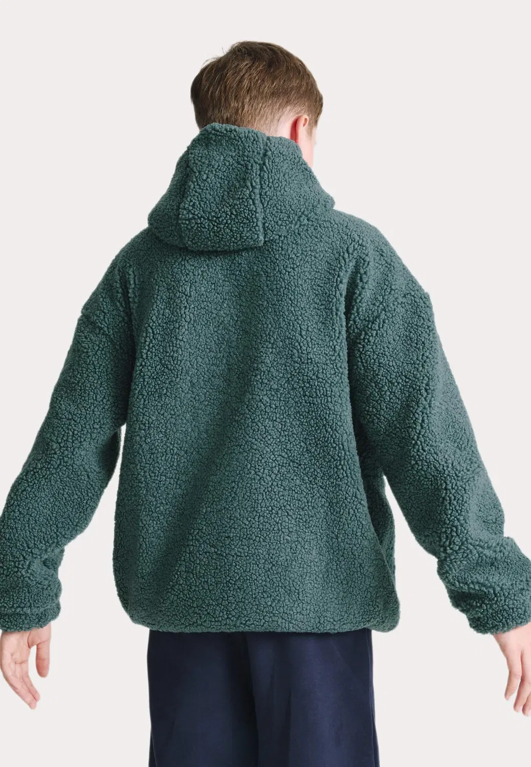 Куртка унисекс из искусственной кожи с застежкой-молнией Marks & Spencer, Green — фото 2