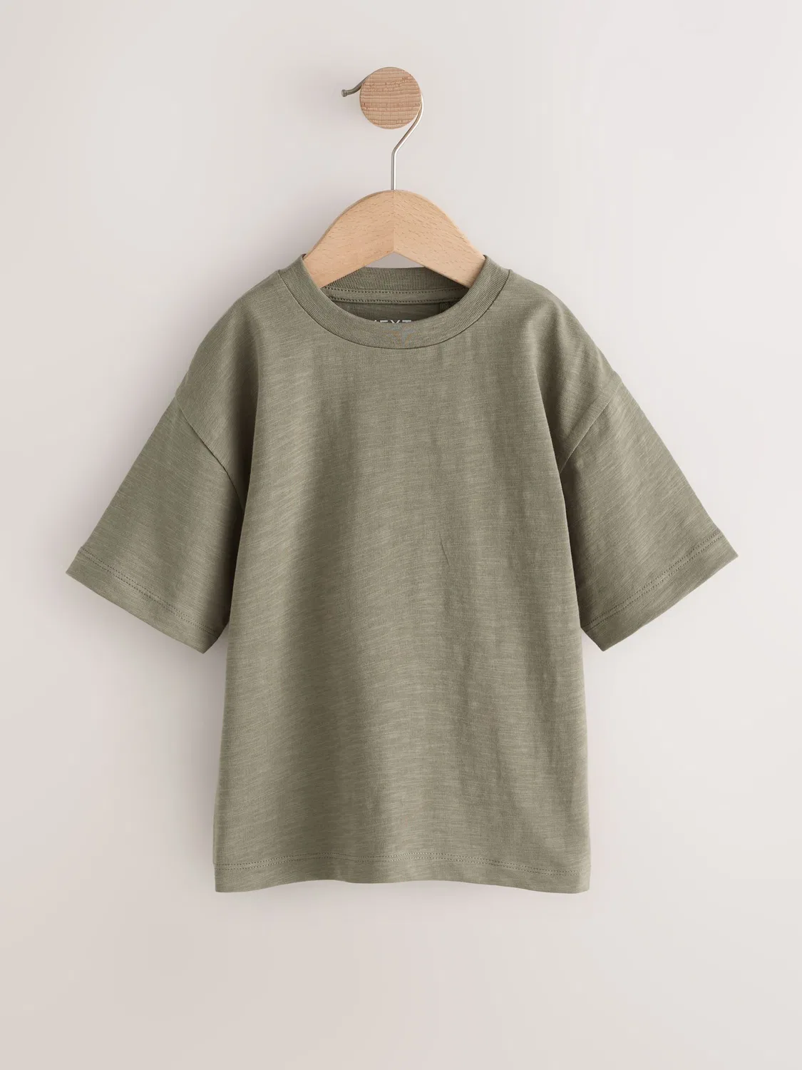 Футболка 5-pack Relaxed Fit Next, черный/серый/стоун/зеленый/белый — фото 4