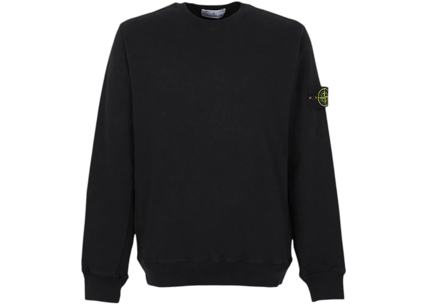 Мужской свитшот с логотипом Stone Island, Black