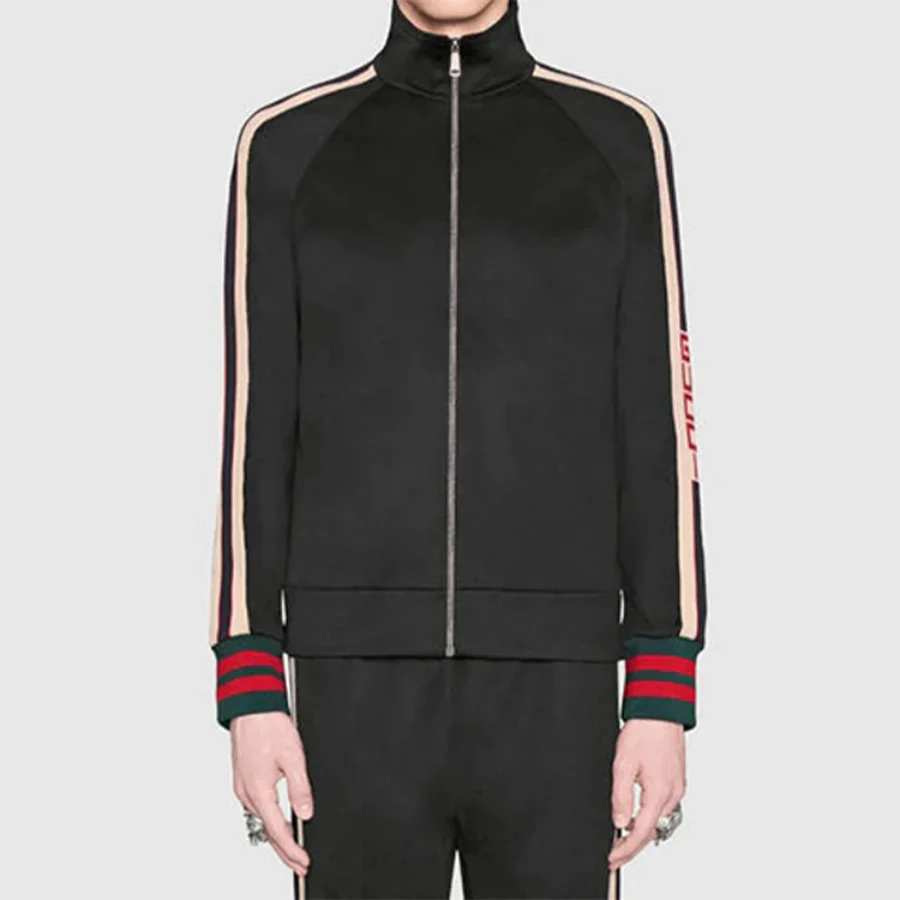 Куртка Gucci Technical Track Jacket, черный — фото 2