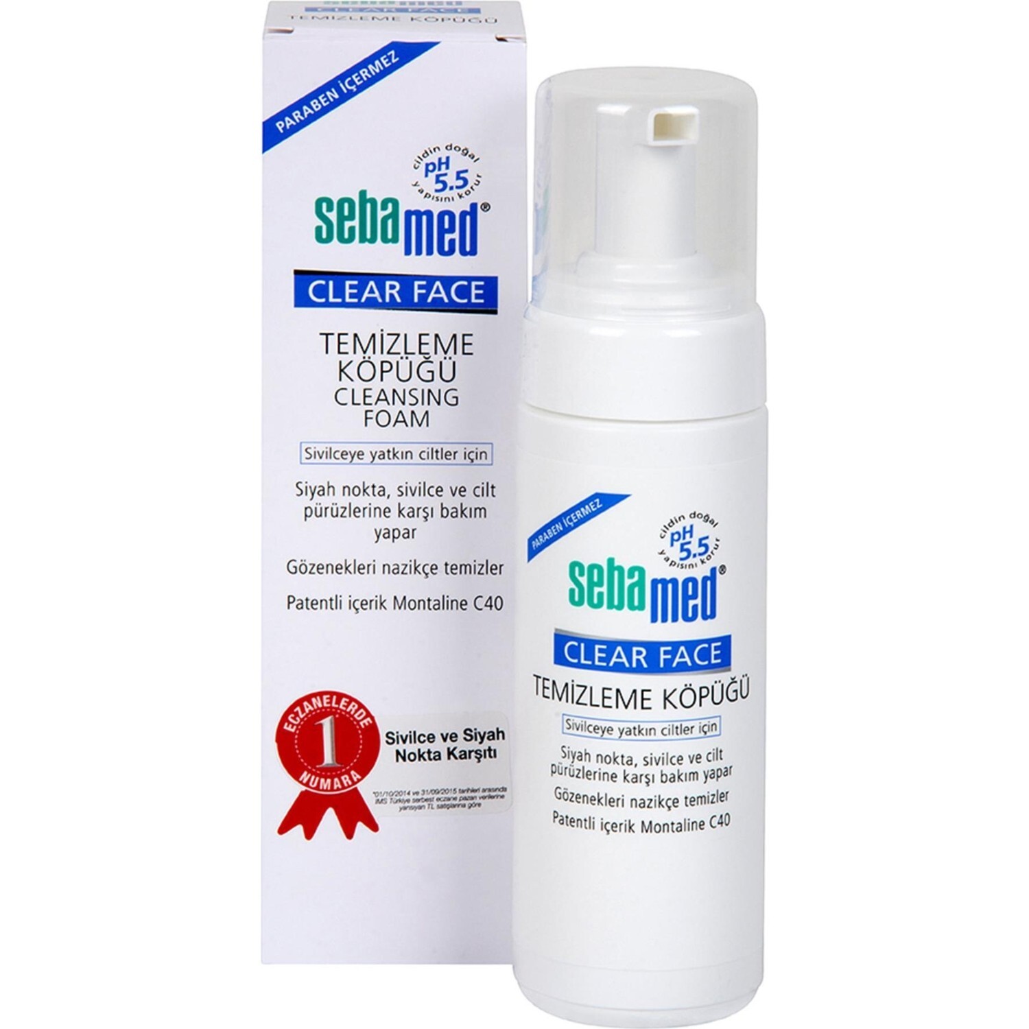 

Очищающая пенка для лица Sebamed Clear, 150 мл