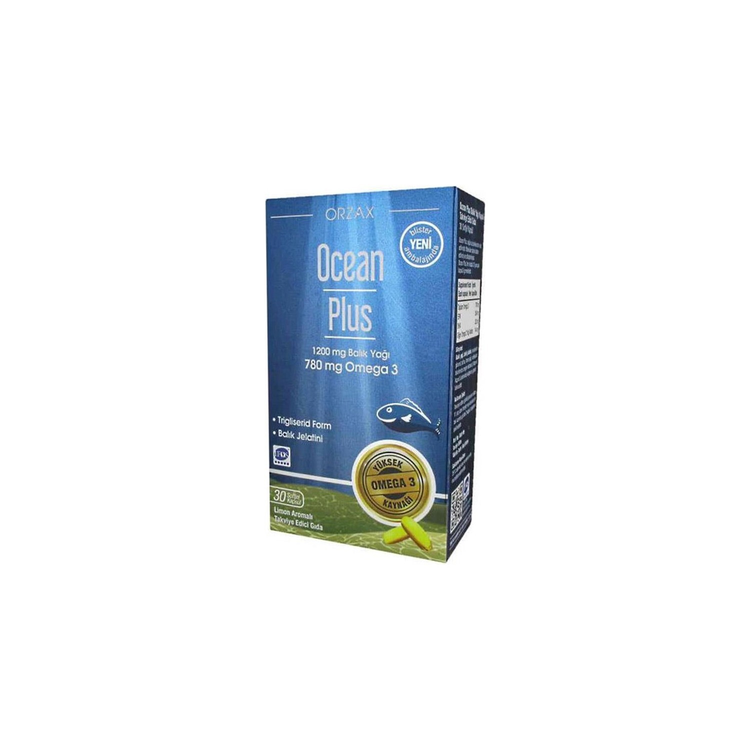 

Омега-3 Plus Orzax Ocean, 30 капсул