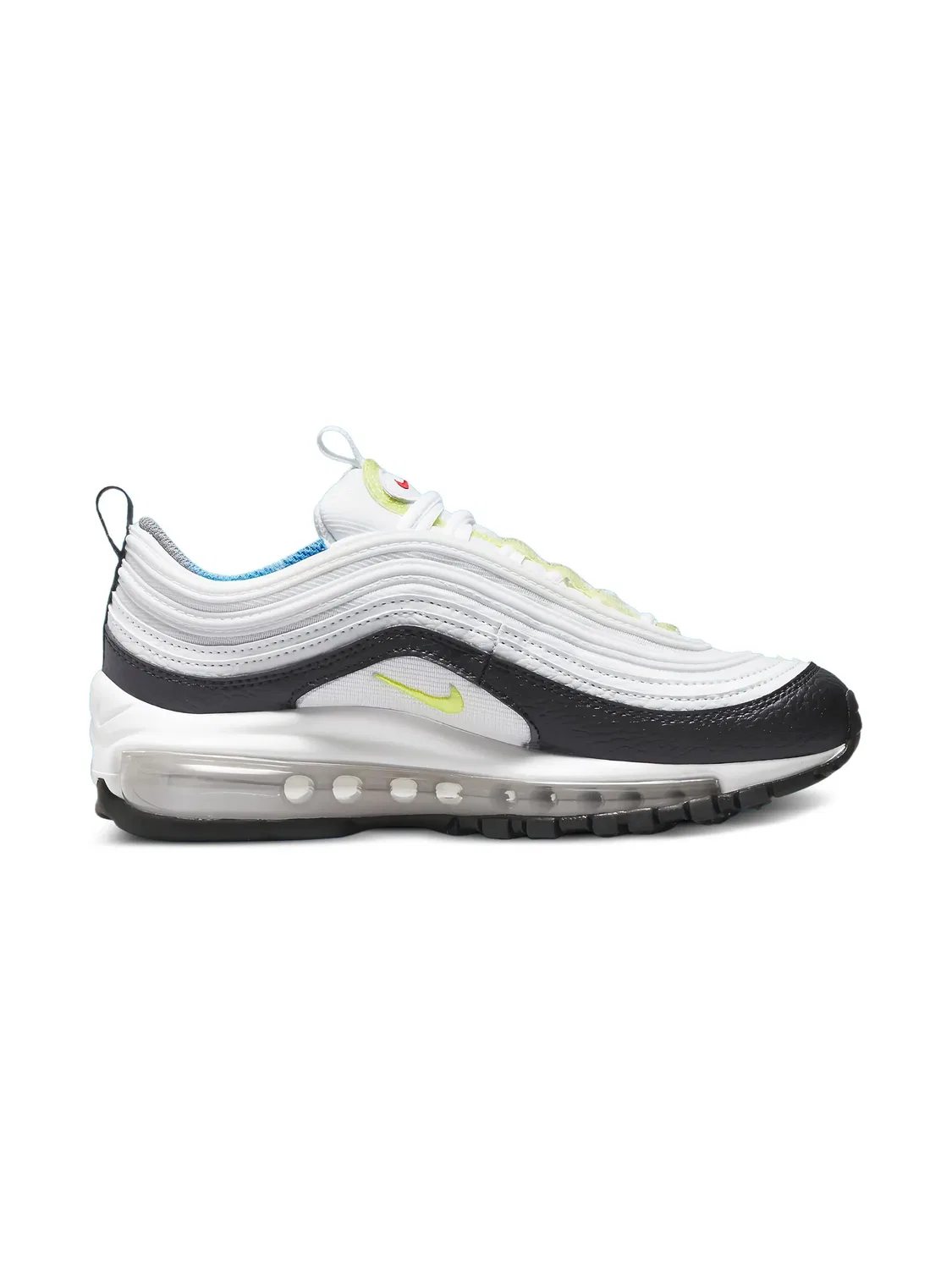Кроссовки Air Max 97 в белом и светлом лимонном цвете Nike, белый — фото 3