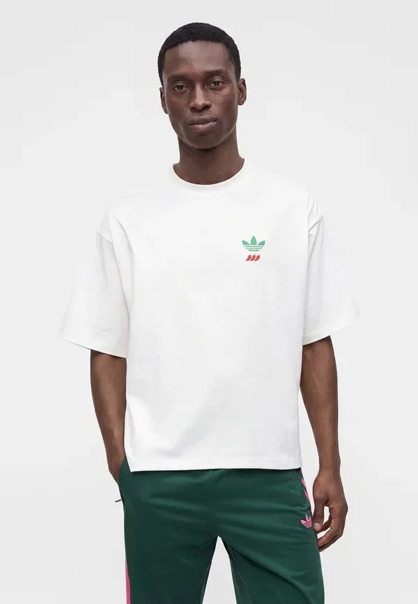 Футболка унисекс с принтом «Чили» Adidas Originals, белый — фото 4