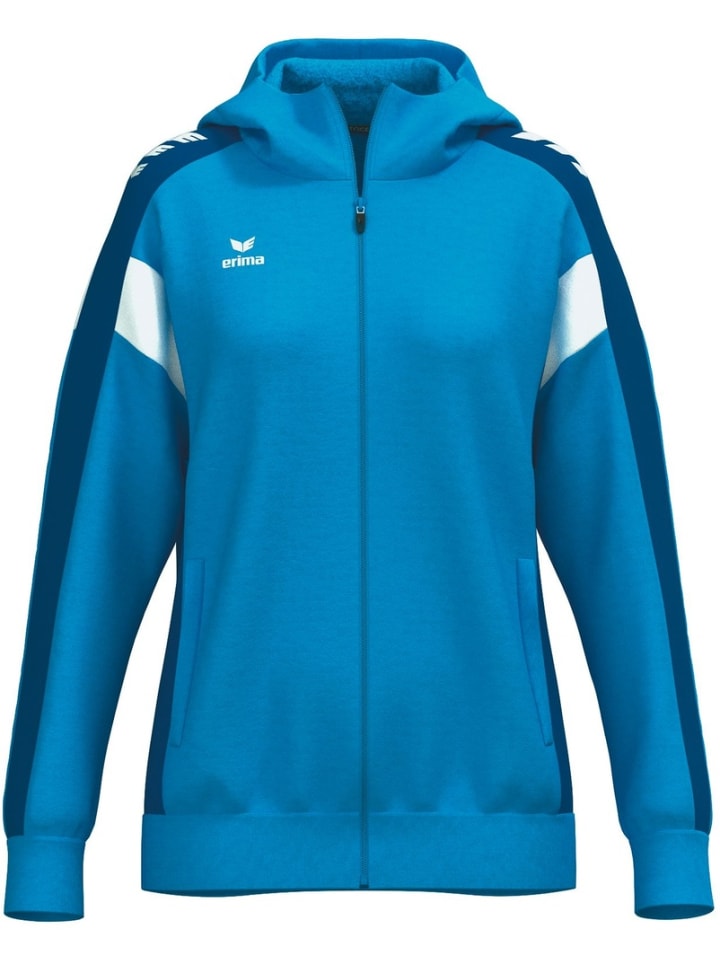 

Тренировочная куртка "Celebrate 125 Training Jacket With Hood" синего цвета erima