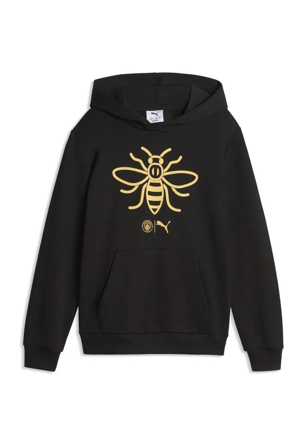 Худи унисекс Manchester City ftblculture - клубная одежда Puma, Black-Flaxen
