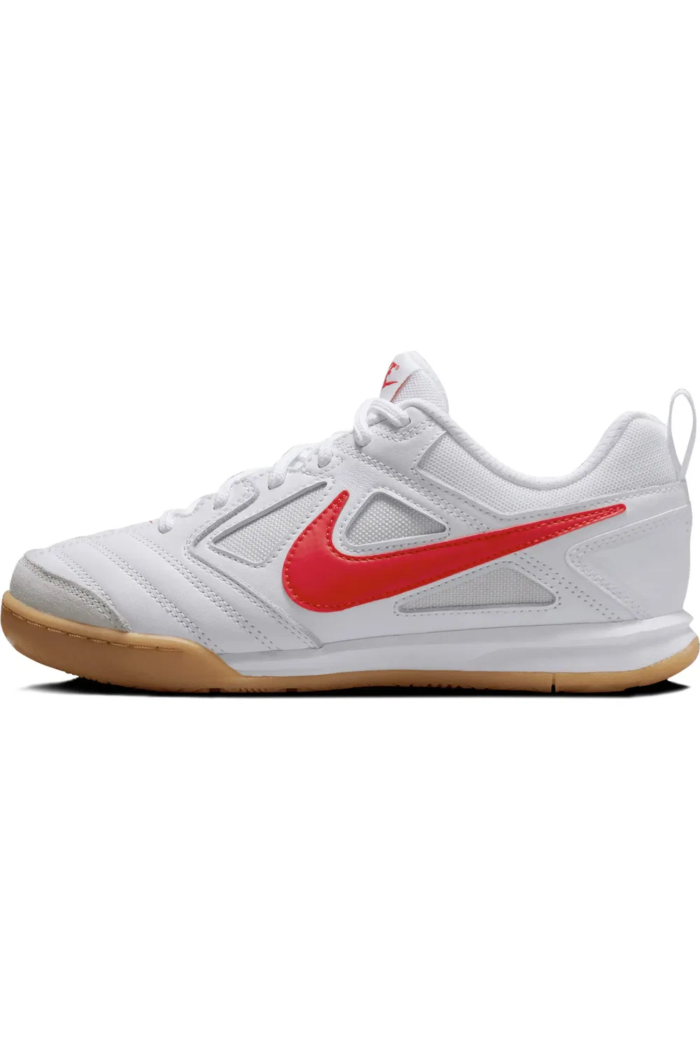 Детские кеды для футбола и скейтбординга Gato Nike, белый/желтый/красный — фото 2