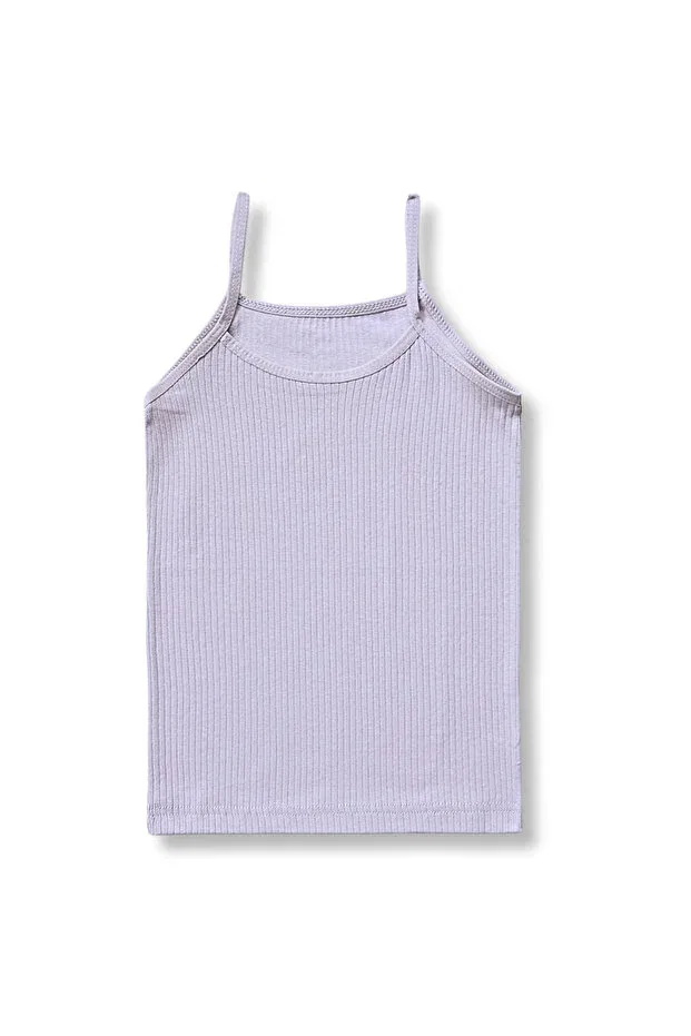 Детский комплект маек для девочек с тонкой бретелькой Panfilia, Pink Lilac White — фото 3