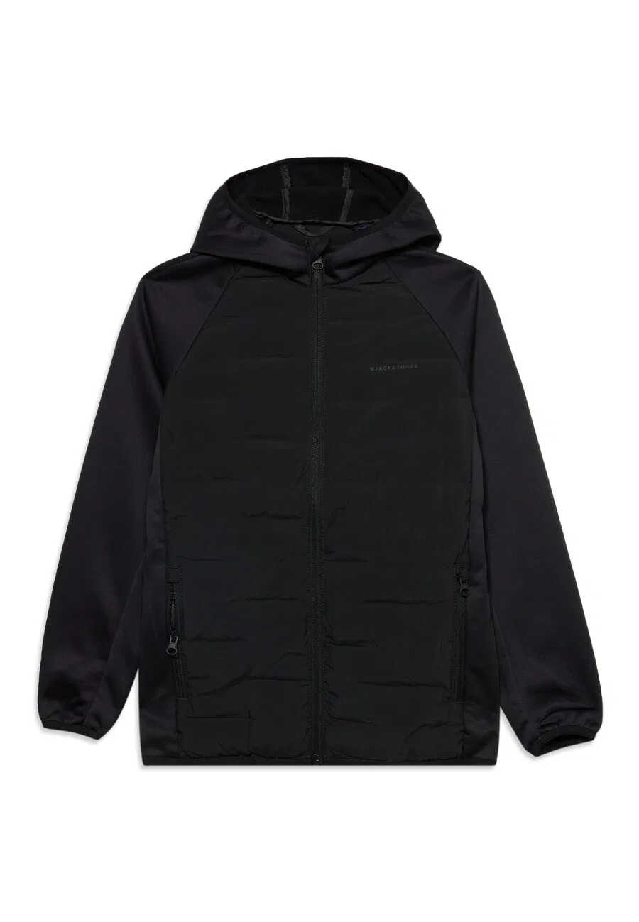 Детская межсезонная куртка Jack & Jones Junior 'JJEPERFECT' черного цвета
