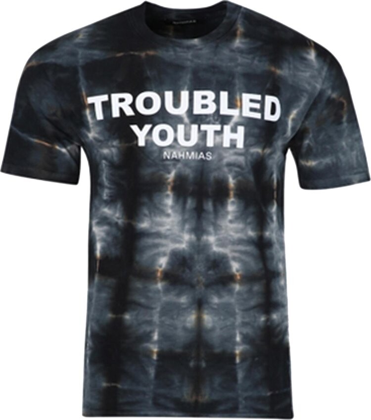 

Футболка Nahmias Troubled Youth T-Shirt 'Black/Tye Dye', черный