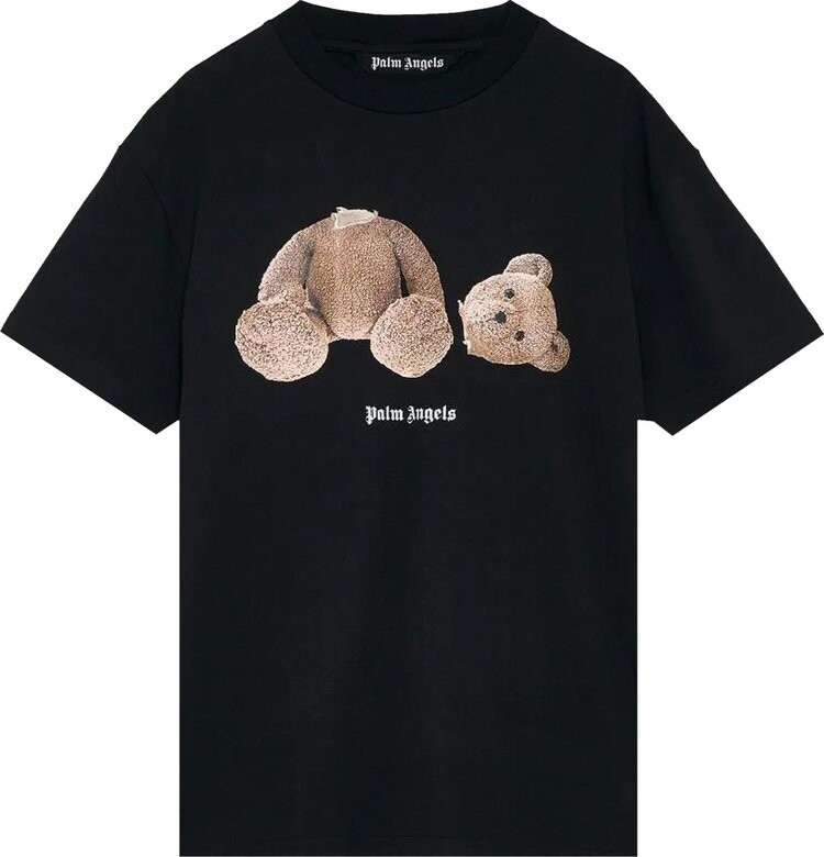 

Футболка Palm Angels Bear Classic Tee 'Black/Brown', черный