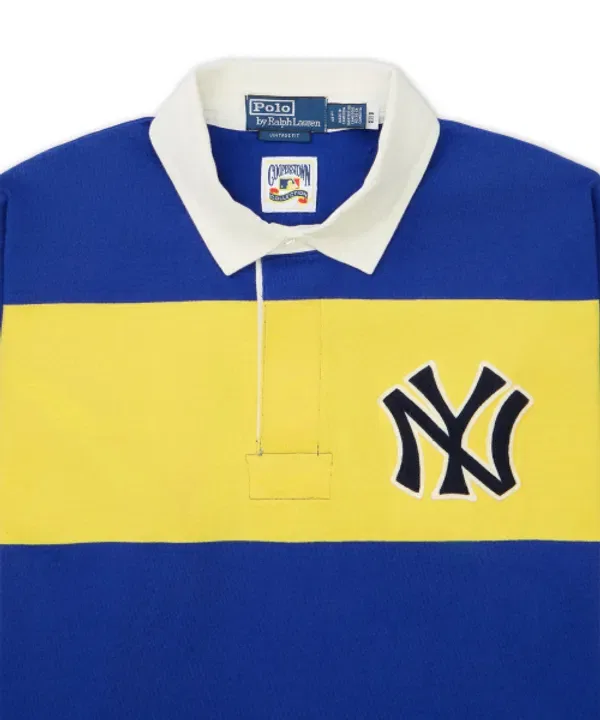 Футболка с длинным рукавом Polo Ralph Lauren Yankees, синяя — фото 3