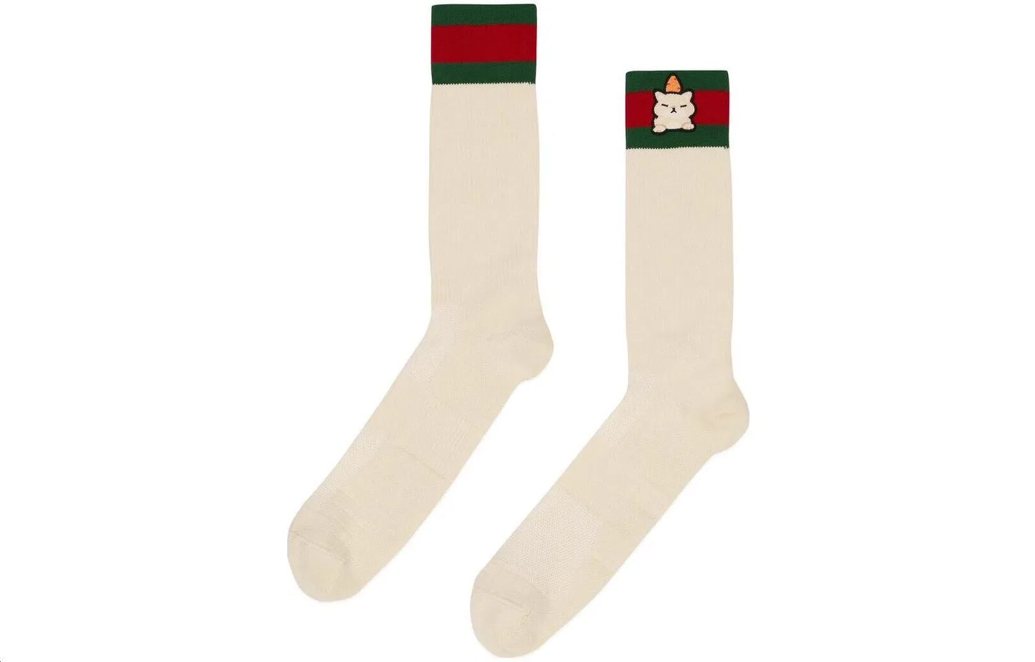 Мужские носки до колена с длинным голенищем, 1 пара, Ivory White, GUCCI
