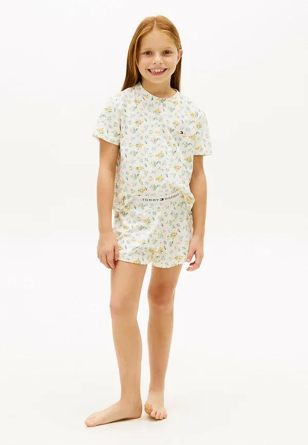 Пижамный комплект цветочный Signature Set Tommy Hilfiger Traditional Floral Ecru, экрю