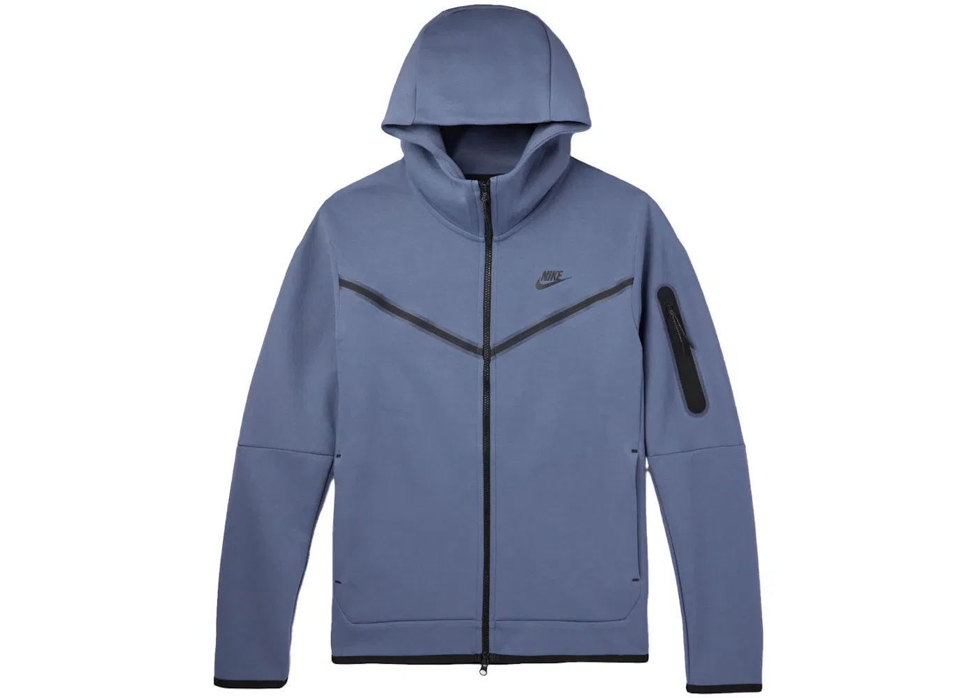 Мужская худи на молнии Tech Fleece Nike, Diffused Blue