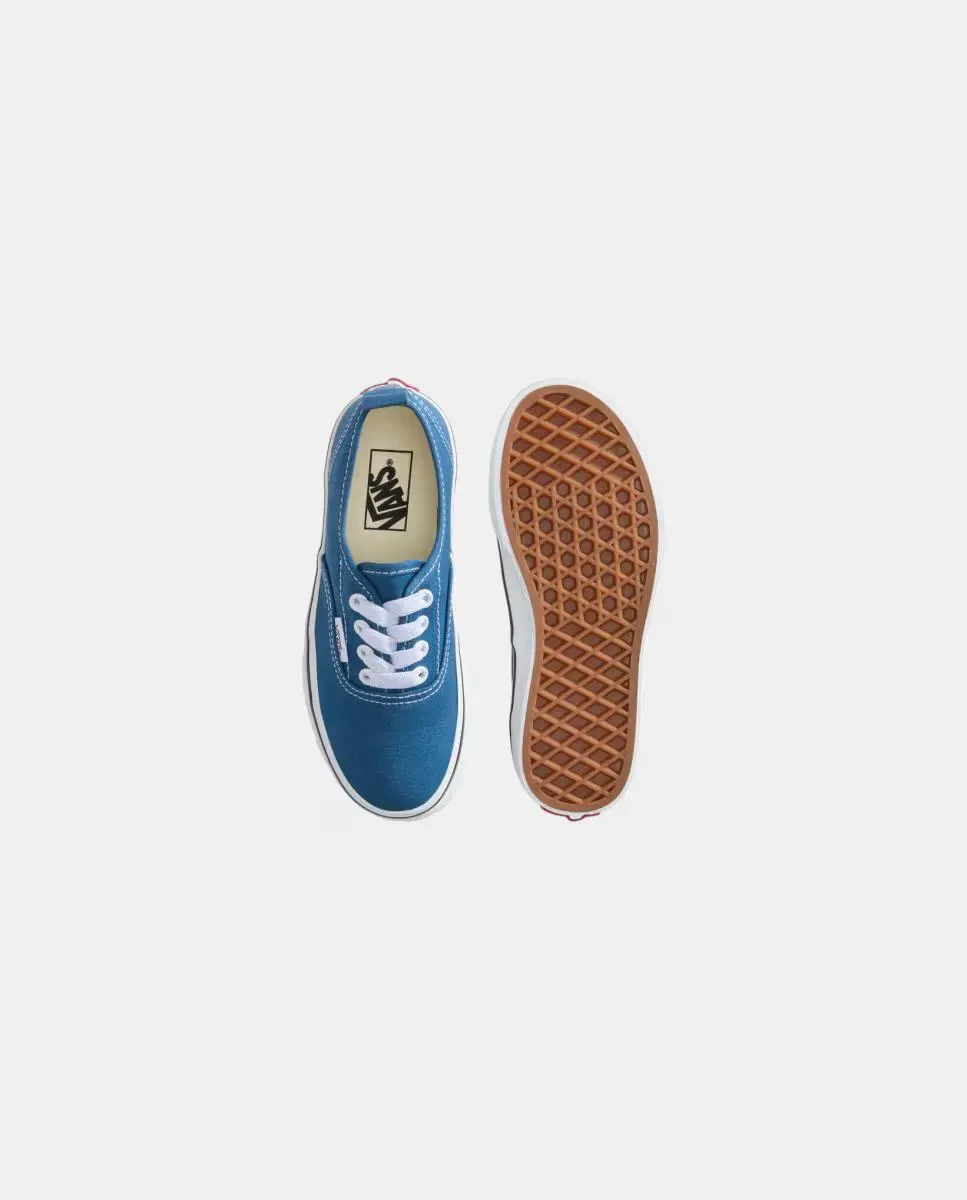 Детские кеды для мальчиков с эластичными шнурками Vans, Azul Marino — фото 4