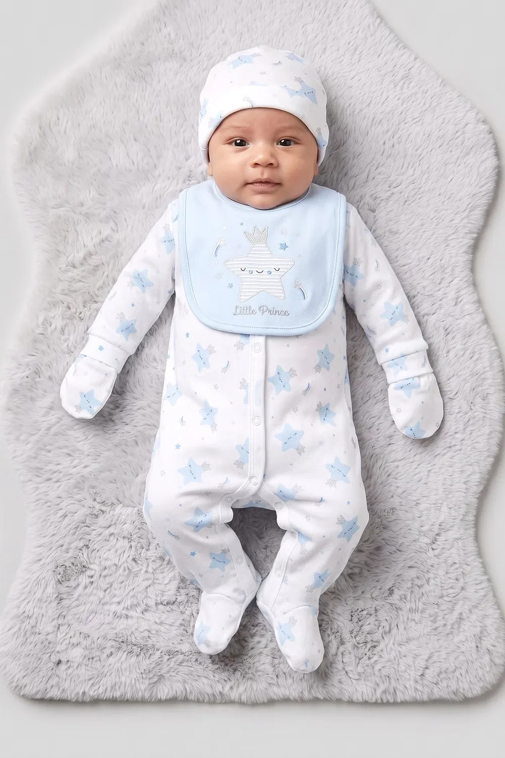 Комплект из 5 предметов для мальчика Rock-A-Bye Baby Boutique, разноцветный
