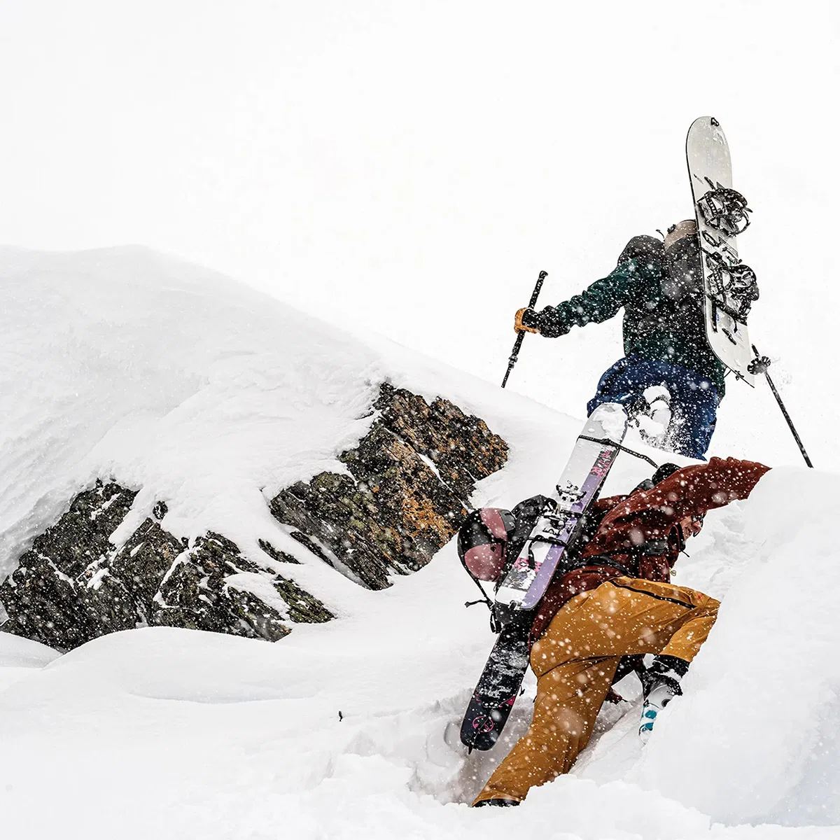 Женские брюки для скитуринга PowSlayer Pant Patagonia, черный — фото 2