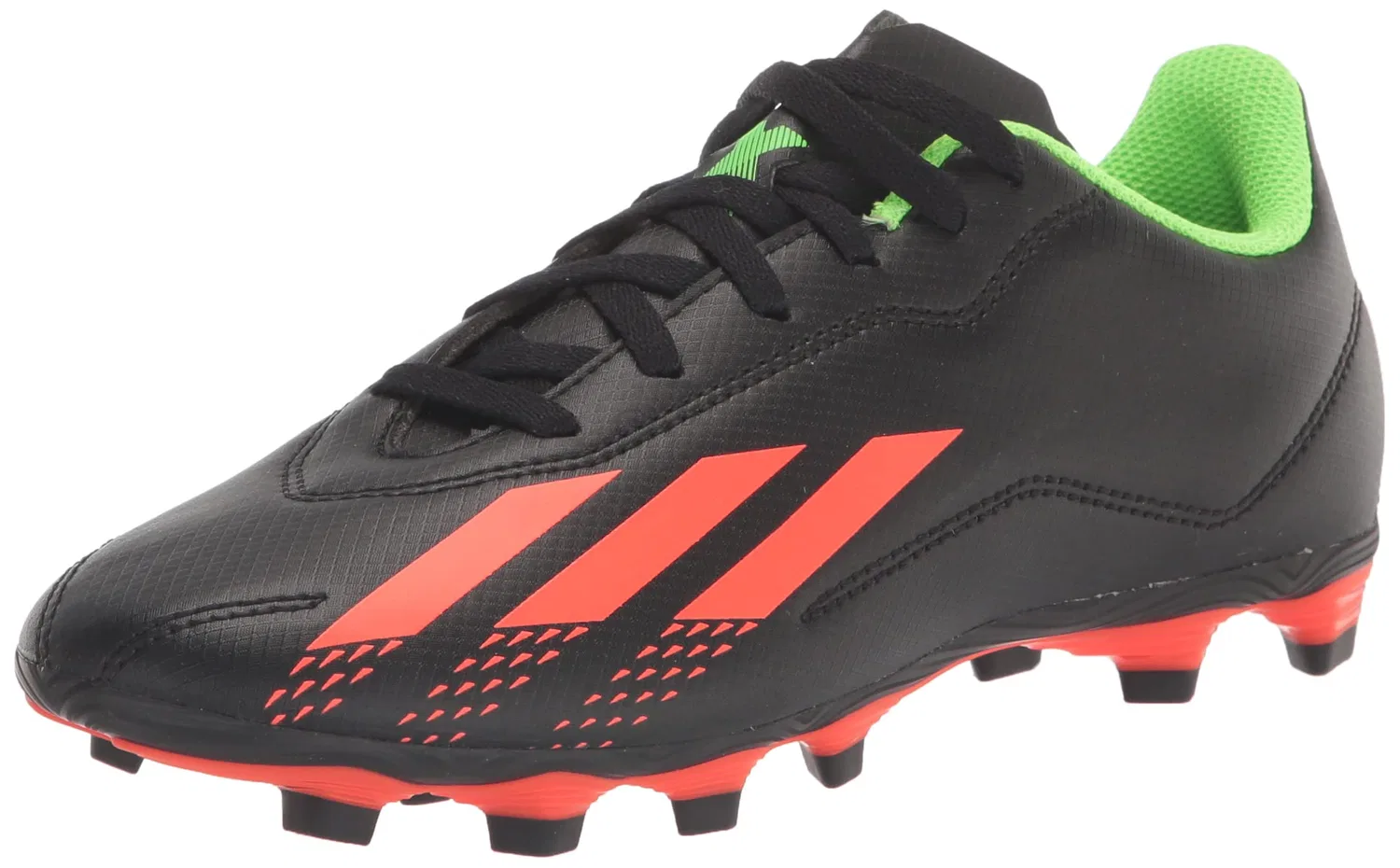 Детские бутсы для мальчиков с твердым покрытием X Speedportal.4 Adidas, Black Red Solar Green