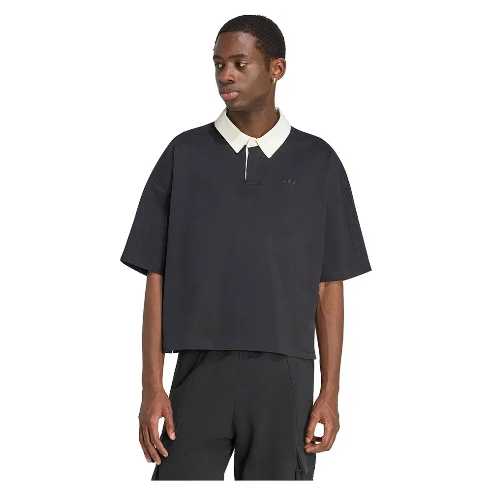 Поло с коротким рукавом Premium Essentials Adidas Originals, черный
