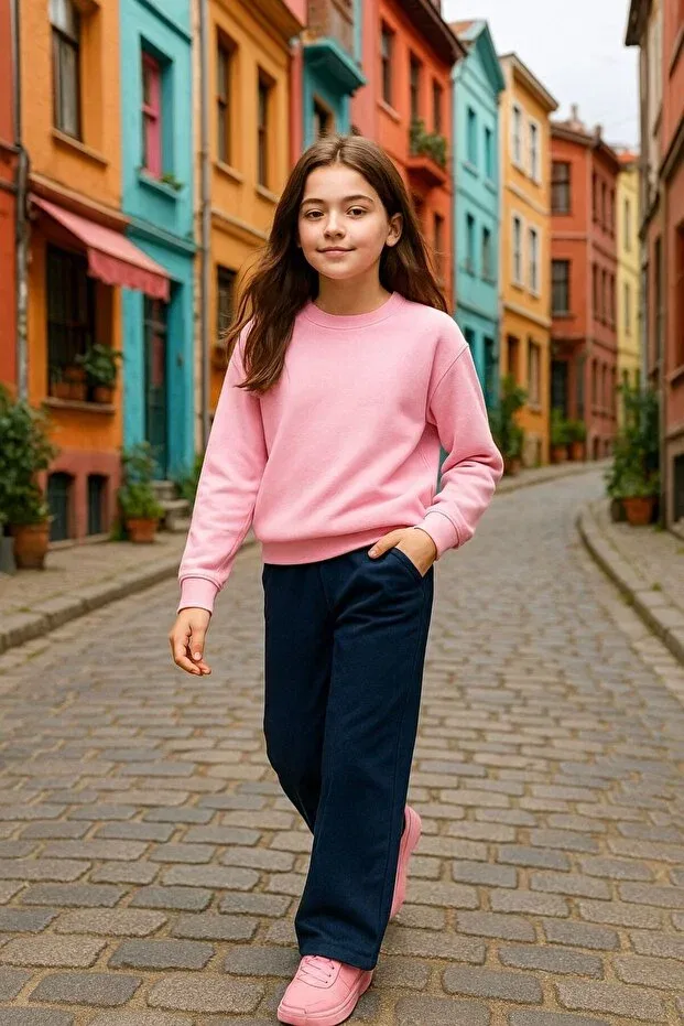 Детские спортивные штаны для мальчиков с завязками на поясе Cloise, Navy Blue