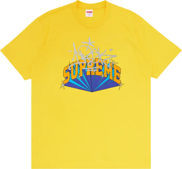 

Футболка Supreme x IRAK Arc Tee 'Yellow', желтый