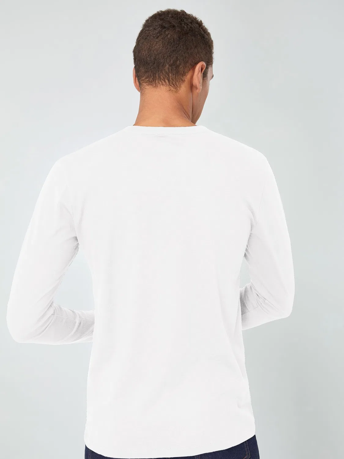 Футболка с длинным рукавом, Regular Fit Next, белый — фото 3