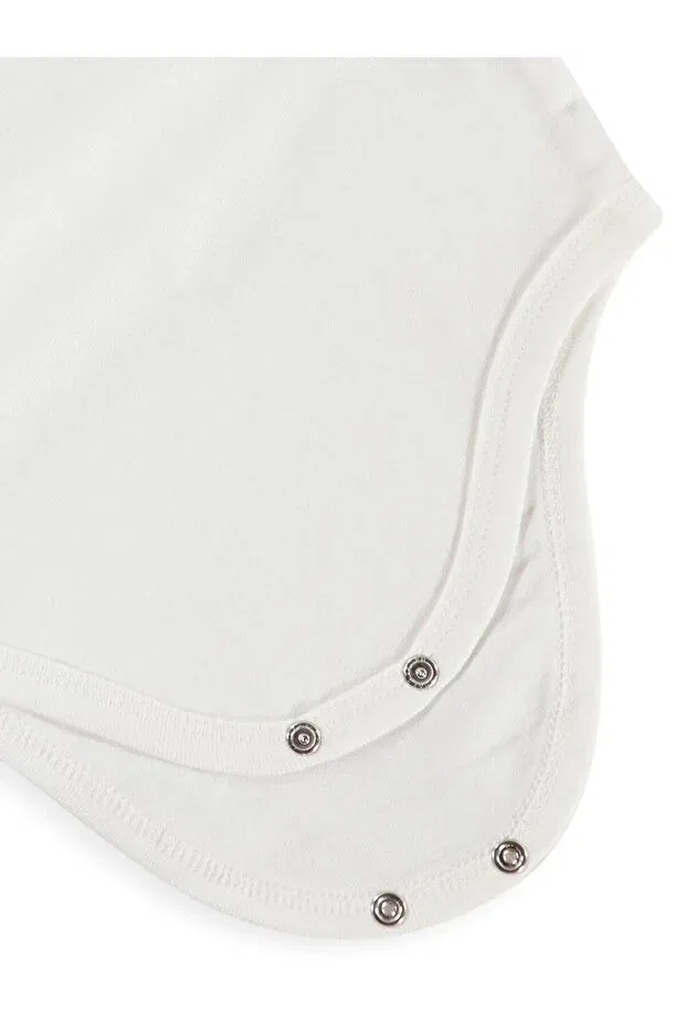 Детское боди с длинным рукавом комплект 5 шт Plain Long Sleeve 5-Pack Civil Baby, White — фото 3