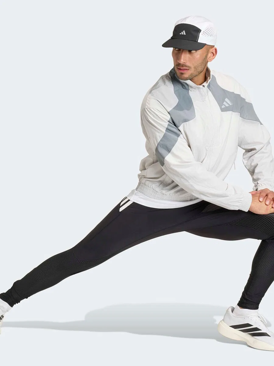 Спортивная куртка ADIDAS PERFORMANCE 'Adi365' серого и светло-серого цвета — фото 2